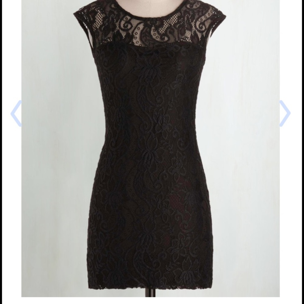 Lace Black Bodycon Dress